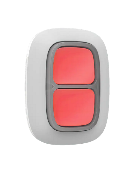 Buton de urgență Ajax DoubleButton, Alb