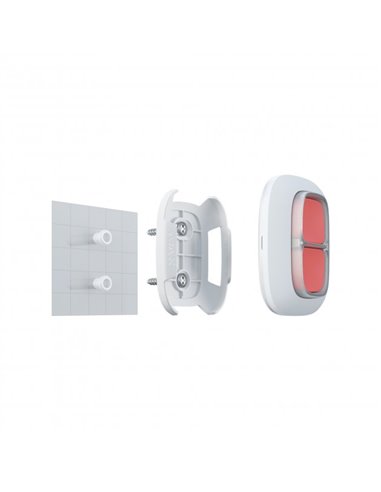 Buton de urgență Ajax DoubleButton, Alb