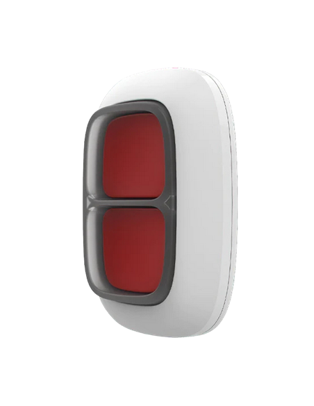Buton de urgență Ajax DoubleButton, Alb