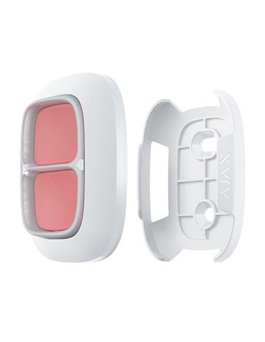 Buton de urgență Ajax DoubleButton, Alb