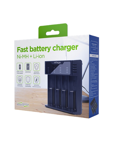 Зарядное устройство Energenie BC-USB-02, Чёрный