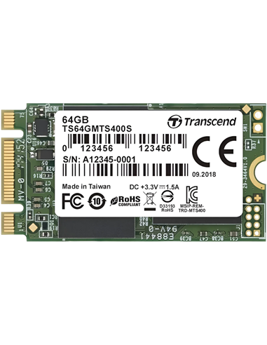 Накопитель SSD Transcend 400S, 64Гб, TS64GMTS400