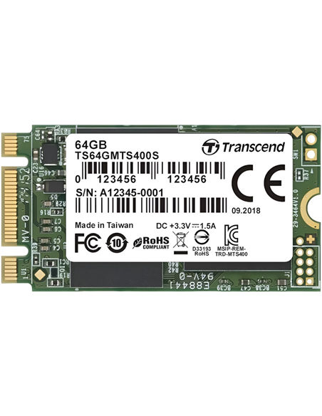 Накопитель SSD Transcend 400S, 64Гб, TS64GMTS400