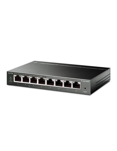 Comutator PoE TP-LINK TL-SG108PE, 4x IEEE 802.3af