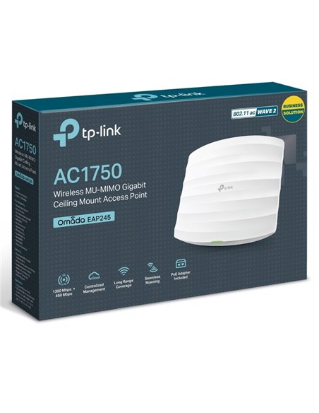 Беспроводная точка доступа TP-LINK EAP245, 450 Мбит/с, 1300 Мбит/с, Белый