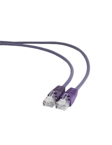 Патч-корд Cablexpert PP12-0.5M/V, CAT5e UTP, 0,5м, Фиолетовый