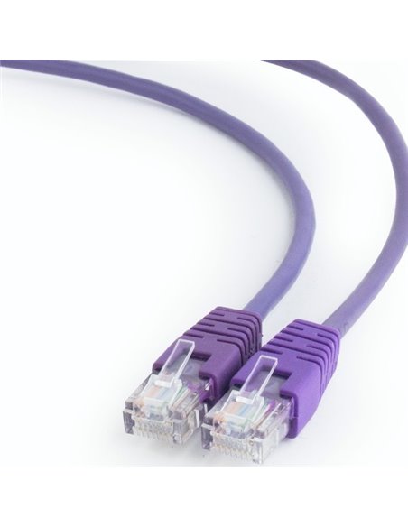 Патч-корд Cablexpert PP12-0.5M/V, CAT5e UTP, 0,5м, Фиолетовый