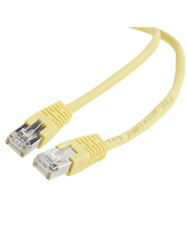 Patch cord Cablexpert PP22-0.5M/Y, Cat5e FTP, 0,5m, Galben