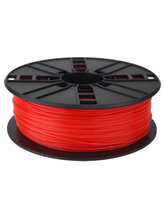 Filament pentru imprimantă 3D Gembird 3DP-ABS1.75-01-FR, ABS, Roșu Fluorescent, 1.75 mm, 1kg