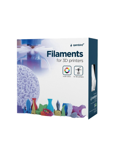 Нить для 3D-принтера Gembird 3DP-ABS1.75-01-FR, ABS, Красный Флуоресцентный, 1.75 мм, 1кг