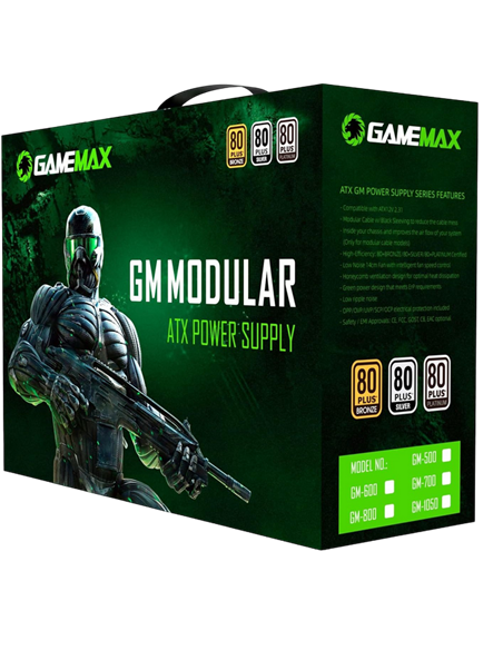 Sursă Alimentare PC Gamemax GM-800, 800W, ATX, Semi-modular