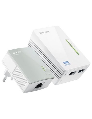 Powerline Adapter TP-LINK TL-WPA4220, AV600, 600 Mbps, Alb