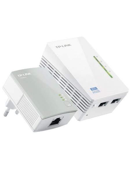 Адаптер Powerline TP-LINK TL-WPA4220, AV600, 600 Mбит/c, Белый
