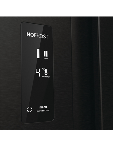 Холодильник Gorenje NRR9185EABXL, Чёрный
