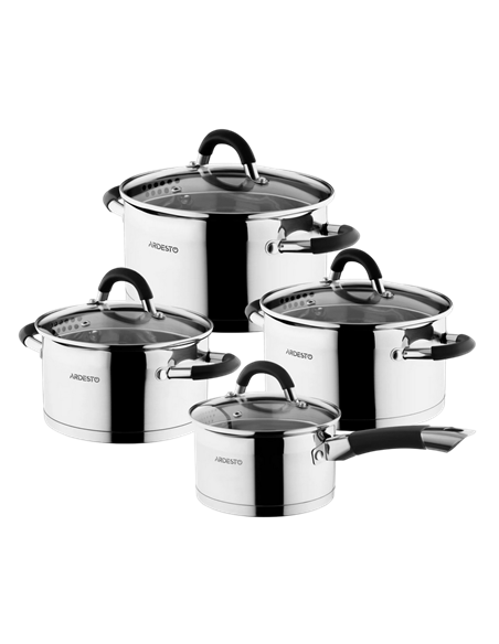 Set de vase Ardesto AR1908GGS, Oțel inoxidabil