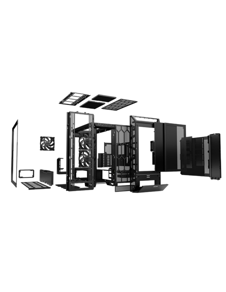 Carcasă PC be quiet! BGW50, Midi-Tower, Fără PSU, Negru
