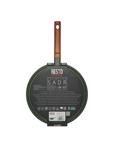 Tigaie pentru clătite RESTO 93712, 28cm, Verde