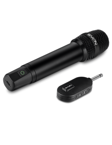 Microfon Karaoke SVEN MK-740, Fără fir, Negru