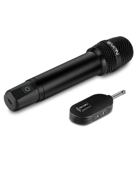 Microfon Karaoke SVEN MK-740, Fără fir, Negru