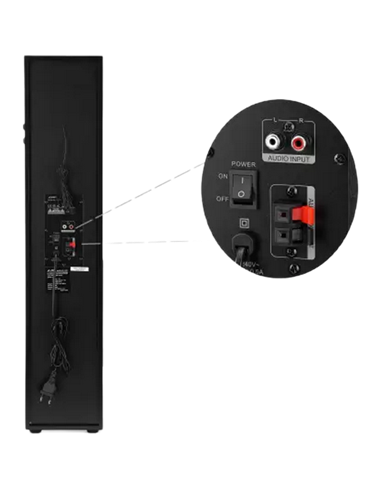 Sistem Audio F&D T-60X PRO, Negru