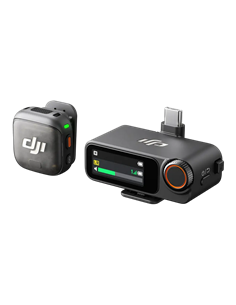 Портативный записывающий микрофон DJI Mic 3 (1 TX + 1 RX), Беспроводной, Черный
