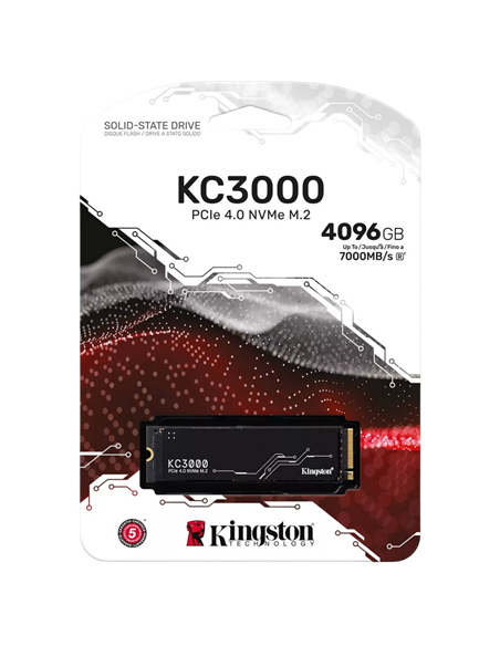 Unitate SSD Kingston KC3000, 4000GB, SKC3000D/4096G