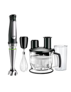 Blender de mână Braun MQ 7075 X BK, Negru | Argintiu