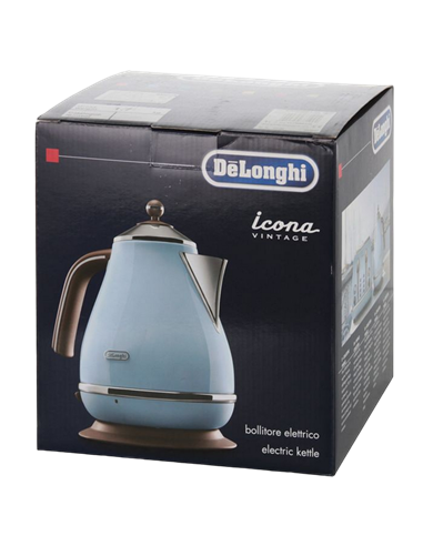 Электрочайник DeLonghi KBOV 2001 AZ, Голубой