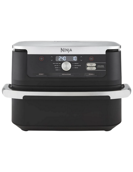 Friteuză cu aer cald Ninja AF500EU, Negru | Argintiu