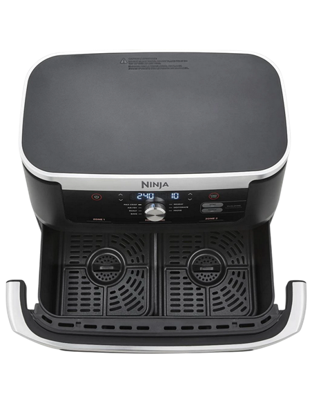 Friteuză cu aer cald Ninja AF500EU, Negru | Argintiu Friteuză cu aer cald Ninja AF500EU, Negru | Argintiu