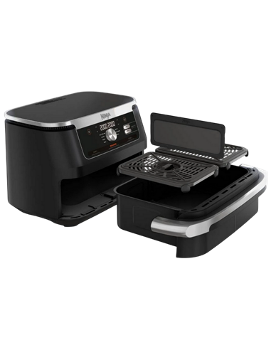 Friteuză cu aer cald Ninja AF500EU, Negru | Argintiu