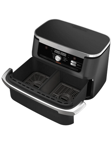 Friteuză cu aer cald Ninja AF500EU, Negru | Argintiu