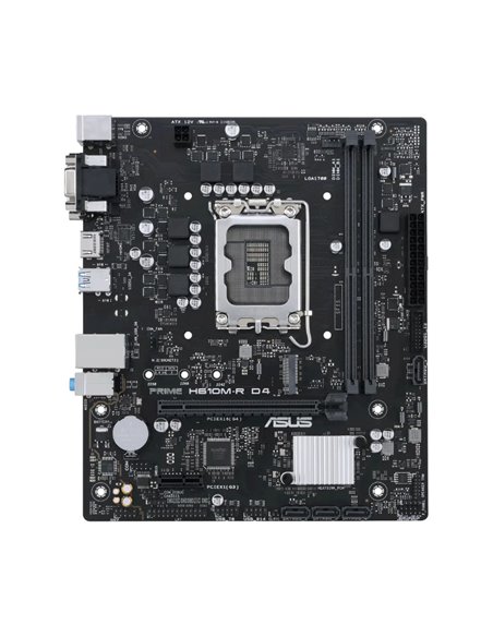 Placă de bază ASUS PRIME H610M-R D4-SI, LGA1700, Intel H610, Micro-ATX