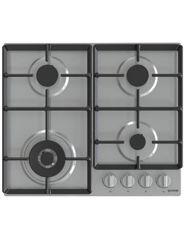 Plită pe gaz Gorenje GW 641 EX, Oțel inoxidabil