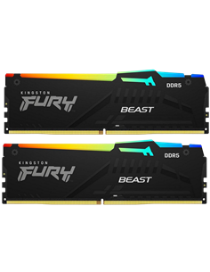 Memorie RAM Kingston FURY Beast RGB, DDR5 SDRAM, 6000 MHz, 64GB, KF560C36BBEAK2-64 2
