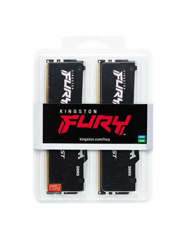 Memorie RAM Kingston FURY Beast RGB, DDR5 SDRAM, 6000 MHz, 64GB, KF560C36BBEAK2-64