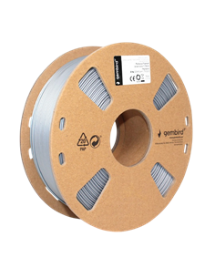 Нить для 3D-принтера Gembird 3DP-PLA+1.75-02-S, PLA+, Серебро, 1.75 мм, 1кг 2