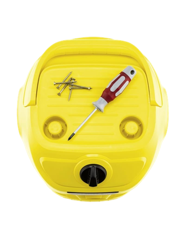 Пылесос Karcher WD 2 PLUS V-12/4/18, Жёлтый/Чёрный