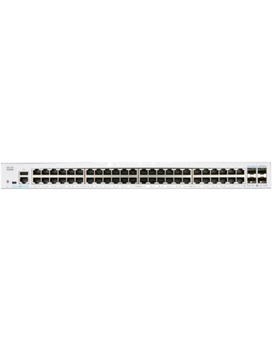 Сетевой коммутатор Cisco CBS250-48T-4X, 48x 10/100/1000 Мбит/с