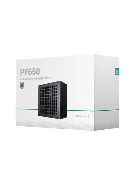 Блок питания для компьютеров Deepcool PF650D, 650Вт, ATX, Немодульный