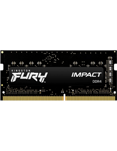 Оперативная память Kingston FURY Impact, DDR4 SDRAM, 3200 МГц, 8Гб, KF432S20IB/8