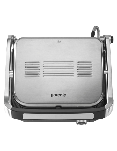 Электрический Гриль Gorenje GCG2100S, 2100Вт, Нержавеющая сталь