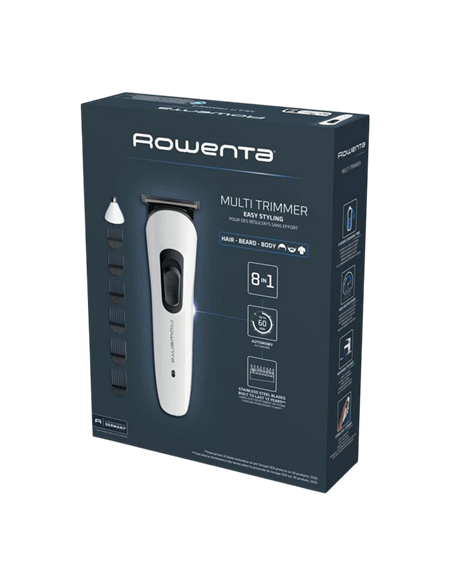 Мужской Триммер Rowenta TN8934E0, Белый Мужской Триммер Rowenta TN8934E0, Белый
