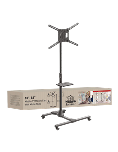 Suport înclinat pe perete BARKAN SW411H, Negru