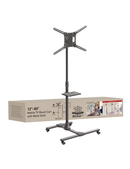 Suport înclinat pe perete BARKAN SW411H, Negru