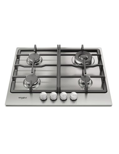 Plită pe gaz Whirlpool TKRL 661 IX, Oțel inoxidabil