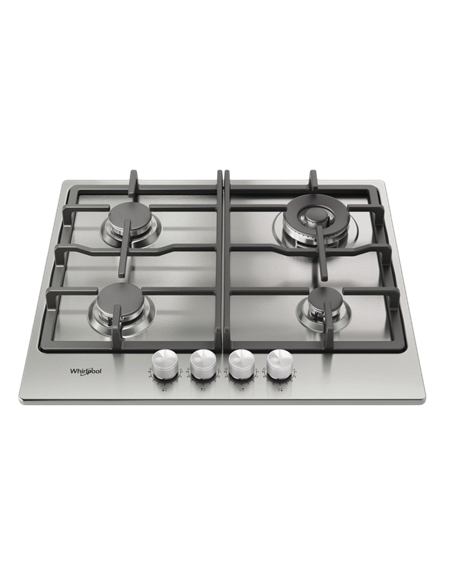 Газовая варочная панель Whirlpool TKRL 661 IX, Нержавеющая сталь