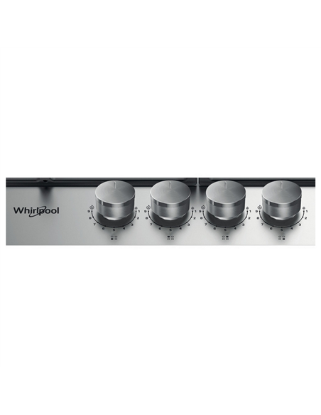 Plită pe gaz Whirlpool TKRL 661 IX, Oțel inoxidabil