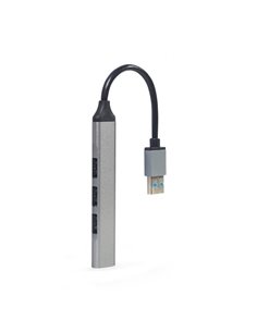USB-концентратор Gembird UHB-U3P1U2P3-02, Серебристый 2