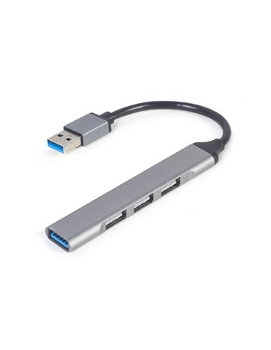 USB-концентратор Gembird UHB-U3P1U2P3-02, Серебристый